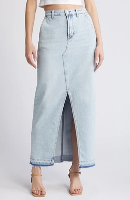 Rails Manhattan Denim Maxi Skirt Reef Let Down Hem at Nordstrom,