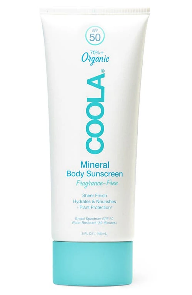 COOLA Mineral Body Organic Sunscreen Lotion SPF 50 at Nordstrom, Size 5 Oz