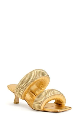 Cult Gaia Rue Stud Sandal Shiny Brass at Nordstrom,