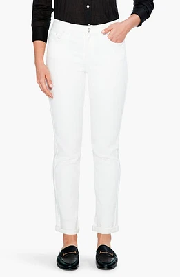 NIC+ZOE Girlfriend High Waist Jeans Paper White at Nordstrom