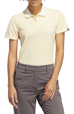 adidas Golf Ultimate365 Chevron Stripe Polo Ivory at Nordstrom,