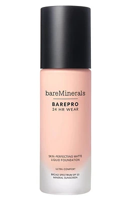 bareMinerals BAREPRO 24HR Wear Skin-Perfecting Matte Liquid Foundation Mineral SPF 20 PA++ in Fair Cool at Nordstrom