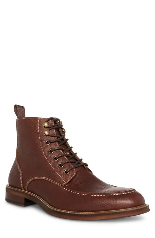 Steve Madden Holger Lace-Up Boot Brown at Nordstrom,