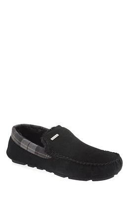 Barbour Monty Slipper in Black Suede at Nordstrom, Size 7