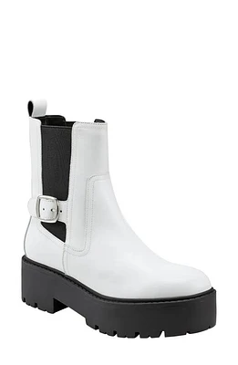 Marc Fisher LTD Dacilla Platform Bootie in White 140 at Nordstrom, Size 9.5