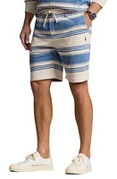 Polo Ralph Lauren Stripe Terry Cloth Drawstring Shorts Patina at Nordstrom,