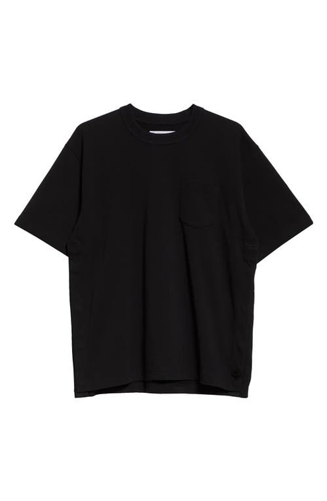 Sacai Cotton Pocket T-Shirt Black 001 at