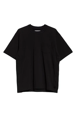 Sacai Cotton Pocket T-Shirt Black 001 at