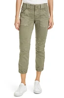 FRAME Trapunto Stitch Cuff Moto Pants at Nordstrom,