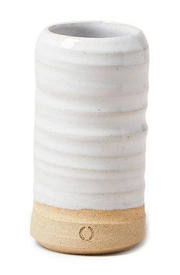 Farmhouse Pottery Mini Glazed Stoneware Vase in White at Nordstrom