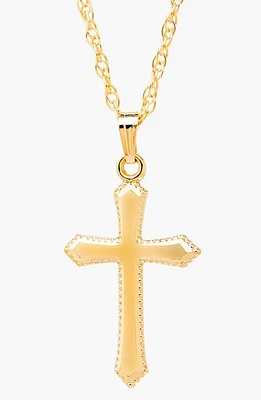 Mignonette 14k Gold Cross Necklace at Nordstrom