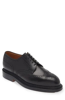 JM WESTON Triple Sole Brogued Derby Black at Nordstrom,