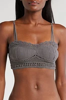 Free People Tallulah Smocked Back Lace Bralette at Nordstrom,