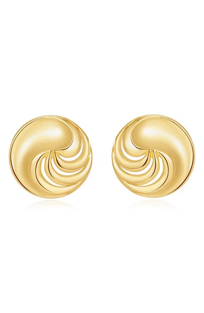 Luv AJ The Leila Stud Earrings in Gold at Nordstrom