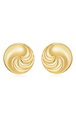 Luv AJ The Leila Stud Earrings in Gold at Nordstrom