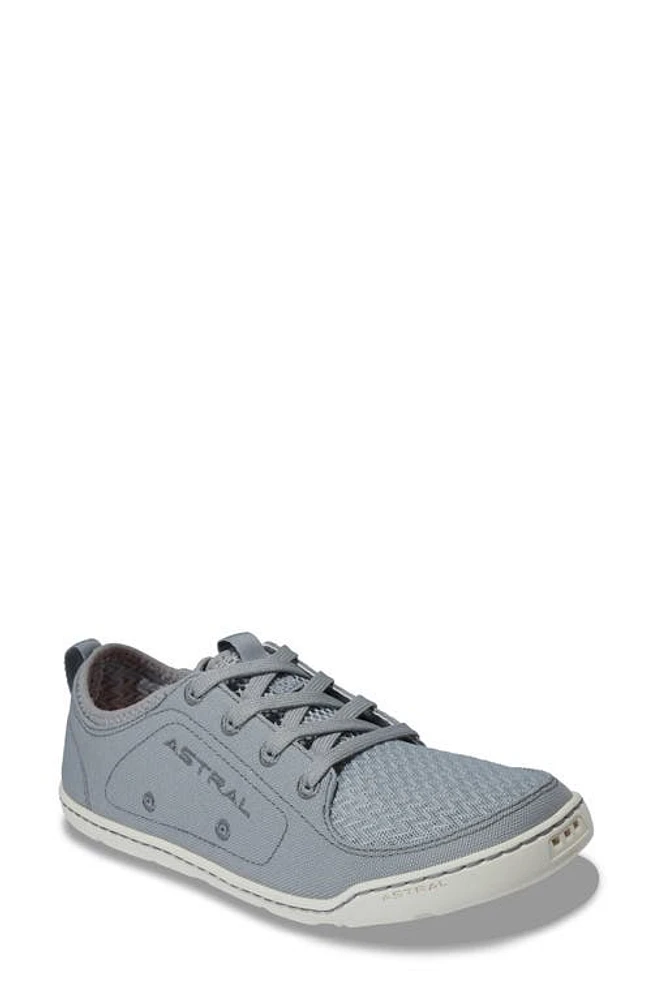 ASTRAL Loyak Water Resistant Sneaker Gray/White at Nordstrom,