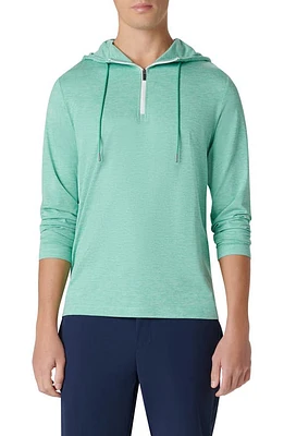 Bugatchi Quarter Zip Performance Hoodie at Nordstrom,