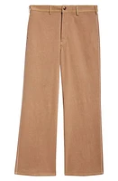 Marni Topstitched Flare Pants Light/Brown at Nordstrom, Us