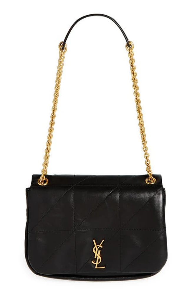 Saint Laurent Small Jamie 4.3 Patchwork Leather Shoulder Bag in Nero at Nordstrom