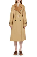 Weekend Max Mara Daphne Water Repellent Trench Coat Beige at Nordstrom,