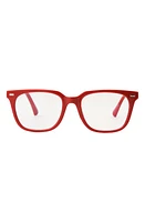 Betsey Johnson Red Square Blue Light Blocking Glasses at Nordstrom