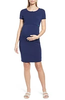 Modern Eternity Maternity/Nursing Henley Dress at Nordstrom,