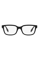 burberry Charlie 55mm Square Optical Glasses in Matte Black at Nordstrom