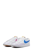 Nike Blazer Low '77 Sneaker White/Pink/Sundial/Blue at