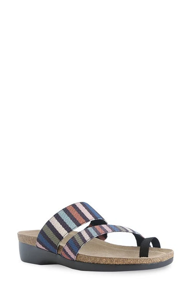 Munro Aries Sandal - Multiple Widths Available in Stripe Multi-Gore at Nordstrom, Size 5