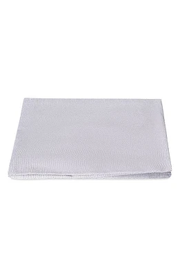 Matouk Jasper Cotton Sateen Fitted Sheet in Fawn at Nordstrom