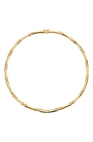 Crislu Bamboo Collar Necklace in Gold at Nordstrom