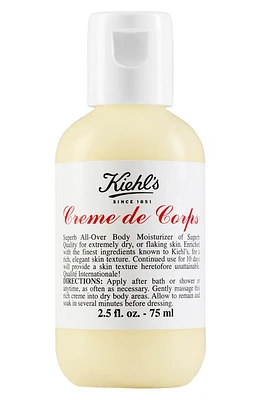 Kiehl's Since 1851 Creme de Corps Body Moisturizer in Bottle at Nordstrom