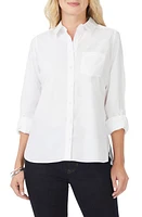 Foxcroft Cole Roll Sleeve Button-Up Shirt at Nordstrom