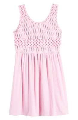 Love, Fire Kids' Knit Bodice Dress Bonbon at Nordstrom,