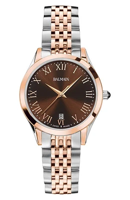 BALMAIN WATCHES Classic R Two-Tone Bracelet Watch