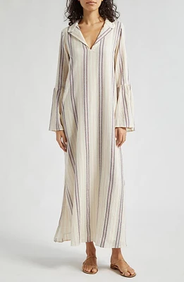 MILLE Jacqueline Stripe Long Sleeve Shift Dress Okeeffe at Nordstrom,