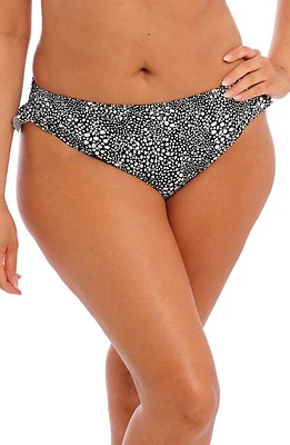 Elomi Pebble Clove High Cut Bikini Bottoms Black at Nordstrom, Us