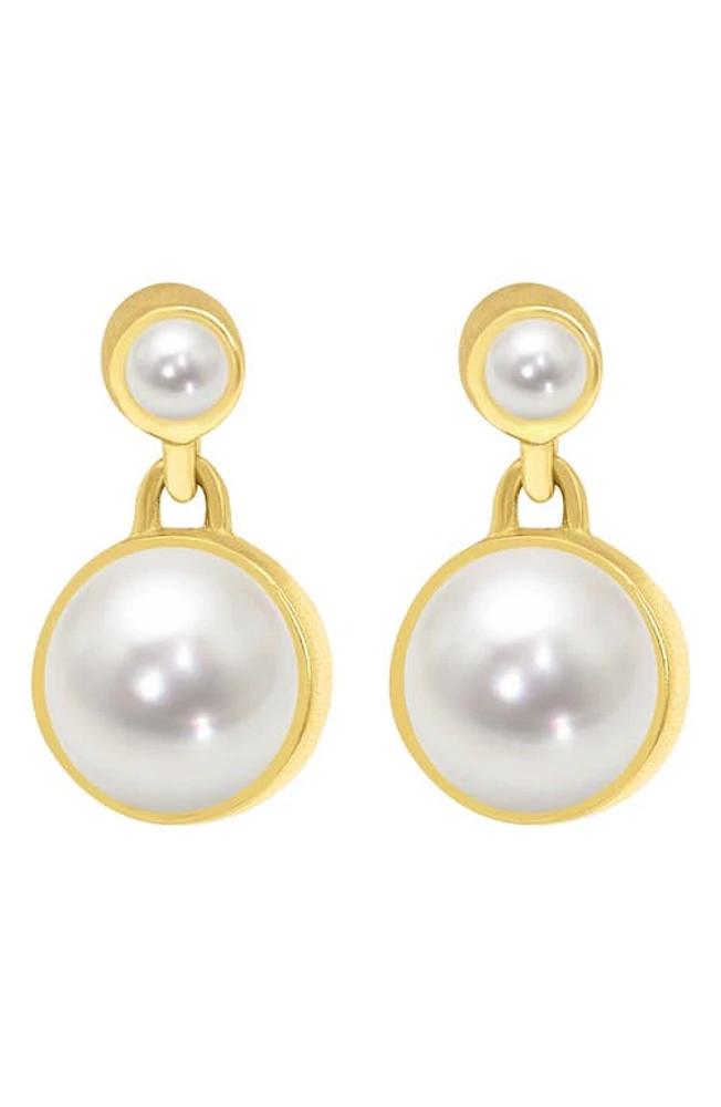 Dean Davidson Signature Freshwater Pearl Drop Earrings in Pearl/Gold at Nordstrom