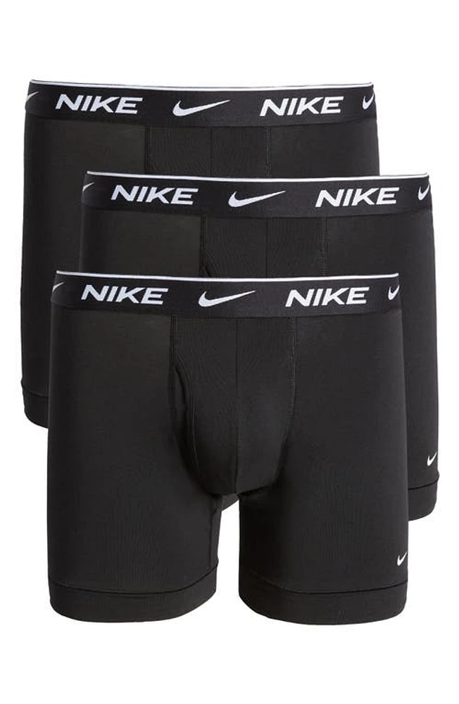 Nike Dri-FIT Essential Assorted 3-Pack Stretch Cotton Boxer Briefs at Nordstrom,