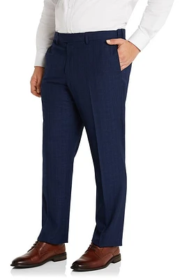 Johnny Bigg Saylor Check Dress Pants Royal at Nordstrom,