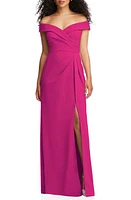 After Six Off the Shoulder Crepe Gown at Nordstrom,