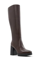 ALDO Equine Knee High Boot in Dark Brown at Nordstrom, Size 6