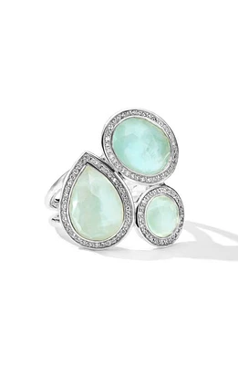 Ippolita Lollipop 3-Stone Ring in Silver/Amazonite at Nordstrom, Size 7