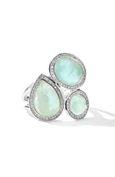 Ippolita Lollipop 3-Stone Ring in Silver/Amazonite at Nordstrom, Size 7