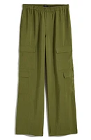 Madewell Pull-On Wide Leg Cargo Pants Desert Olive at Nordstrom,