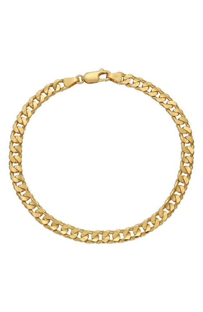 Bony Levy Men's 14k Gold Curb Chain Bracelet in 14K Yellow Gold at Nordstrom, Size 8