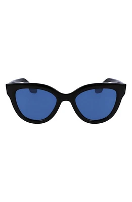 Victoria Beckham 52mm Tea Cup Sunglasses in Black at Nordstrom