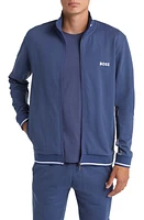 BOSS Tracksuit Lounge Jacket in Open Blue at Nordstrom, Size Small