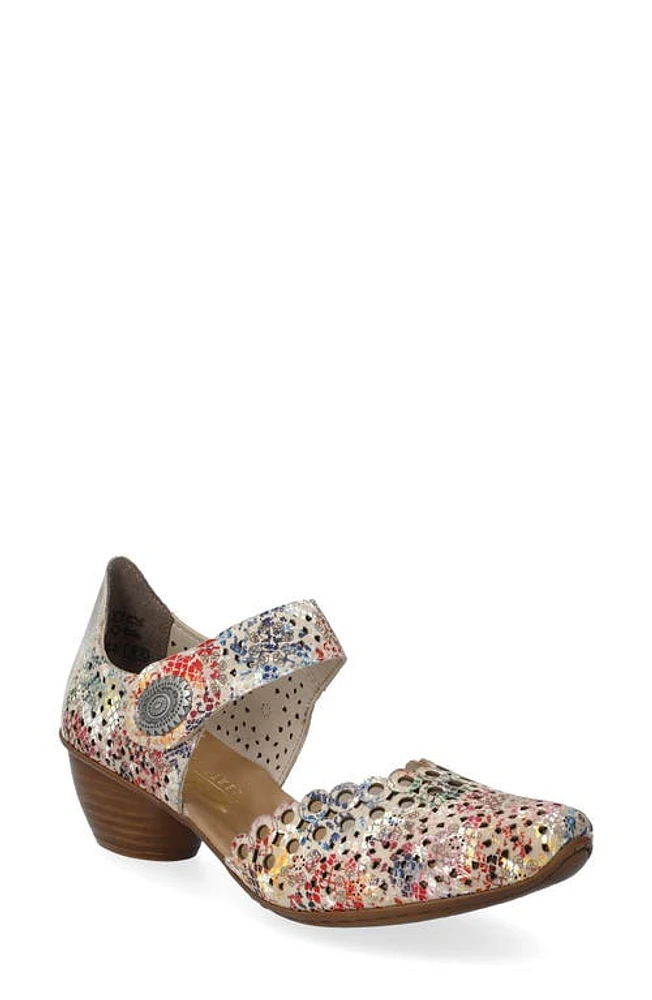 Rieker Mirjam 53 Pump Beige-Multi Muschel at Nordstrom,