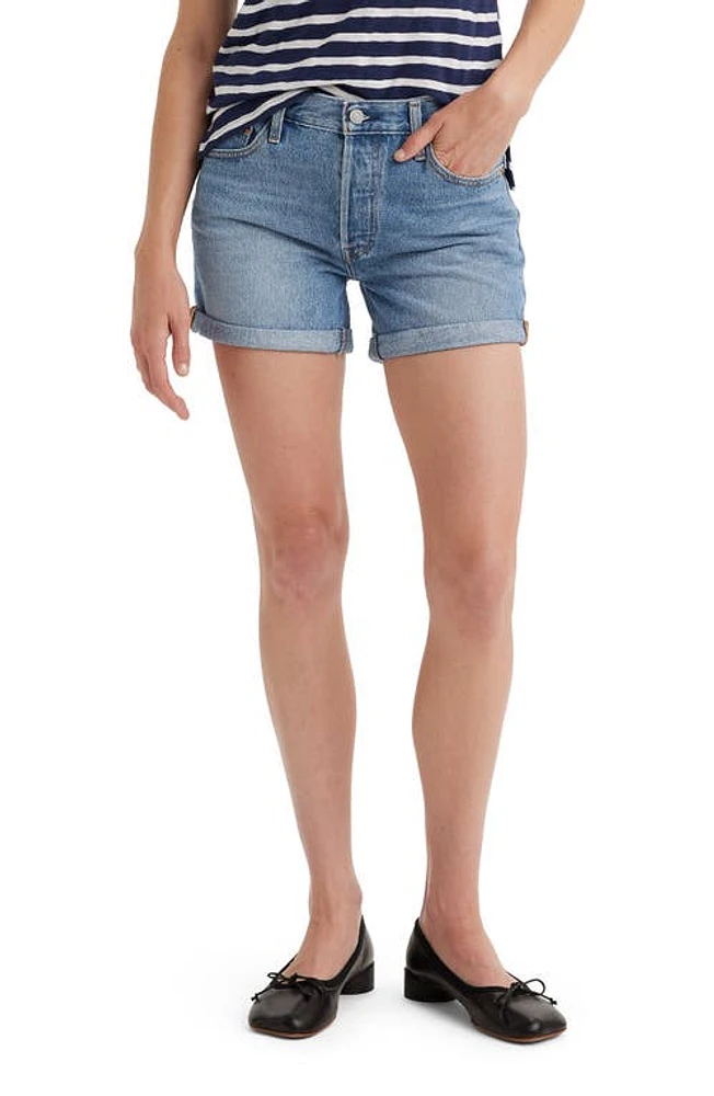 levi's 501 High Waist Rolled Denim Shorts Must Be Mine Short at Nordstrom, X